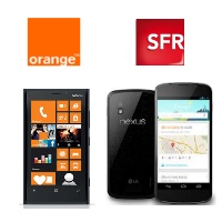 Quand SFR s'offre le Nexus 4, Orange s'offre le Nokia Lumia 920